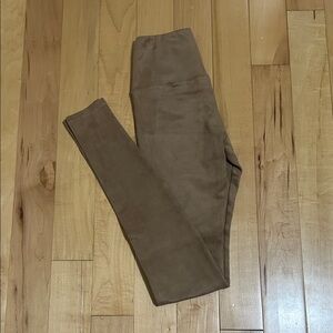 Wilfred Free Daria Suede Light Brown Leggings